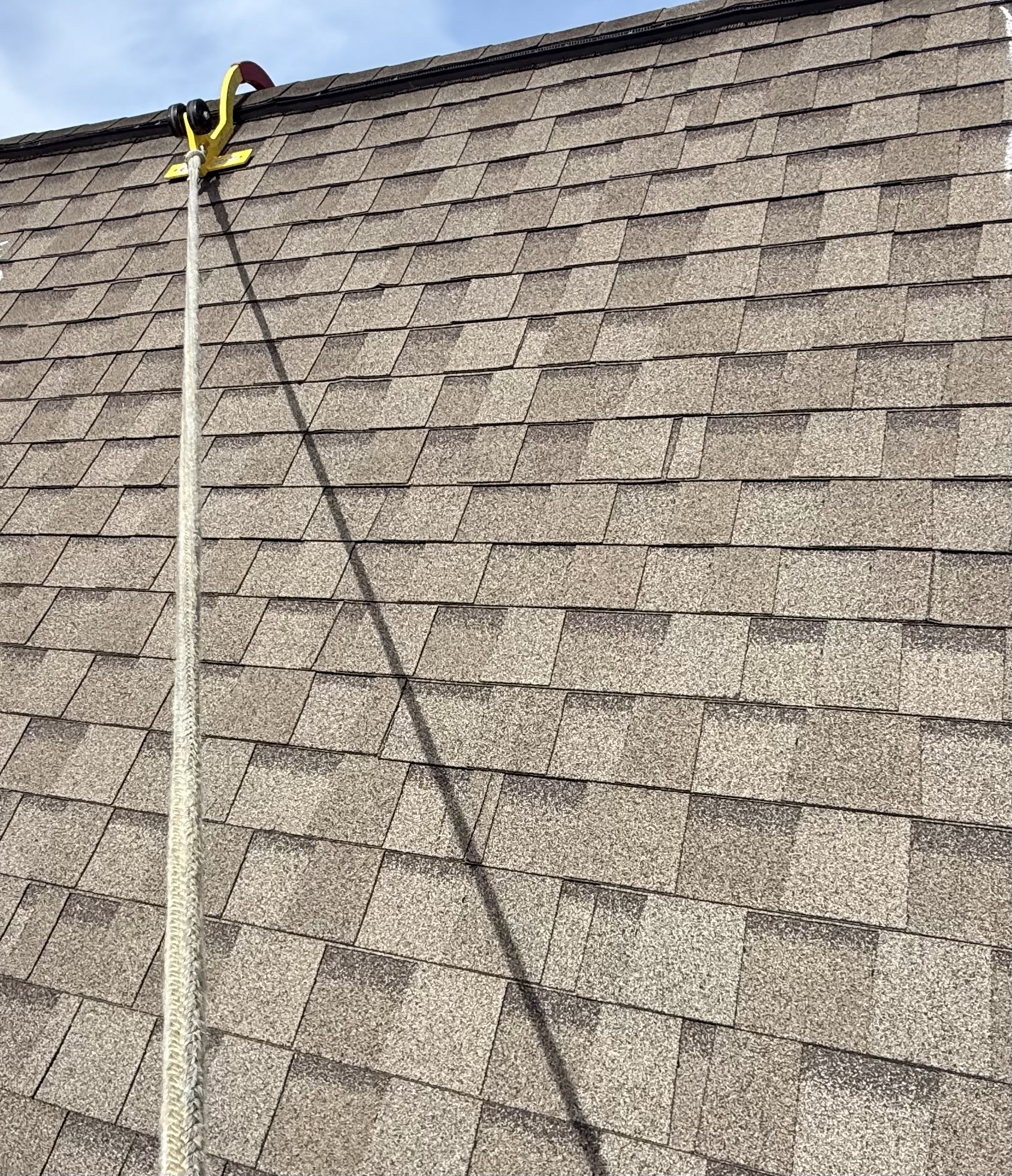 Steep Roof Assessment with Labeled Damage